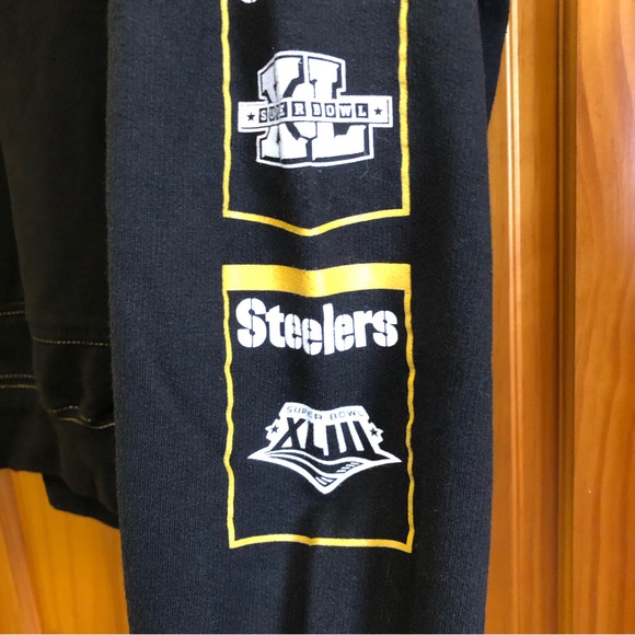 Vintage STEELERS Football Sweatshirt XL / NFL Apparel / Super Bowl Champions - Picture 4 of 11